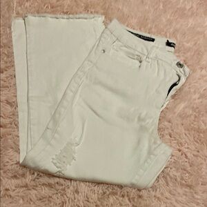 Women's Dollhouse White Jeans